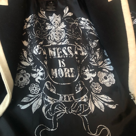 Naval and white wool blazer - Picture 3 of 9